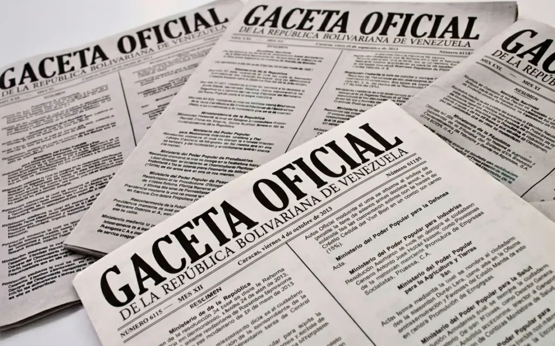 Gaceta Oficial Nº 43387